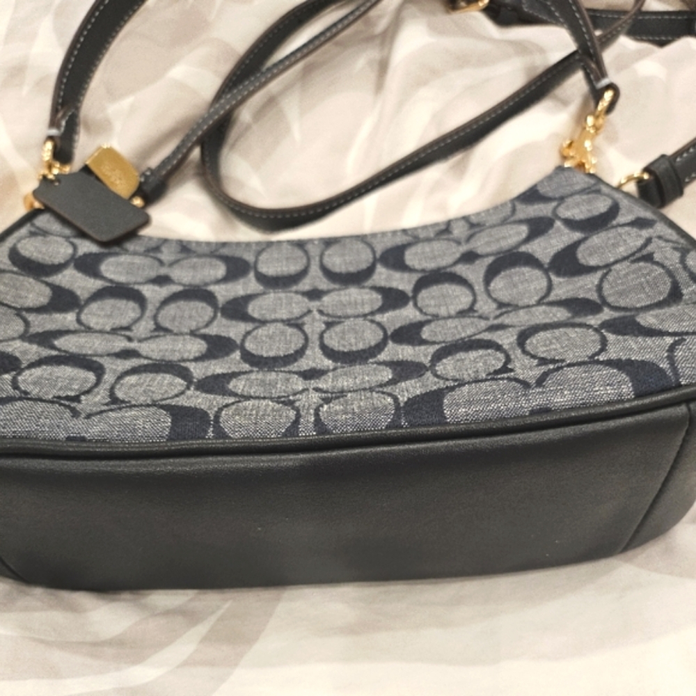 COACH Teri shoulder bag chambray monogram